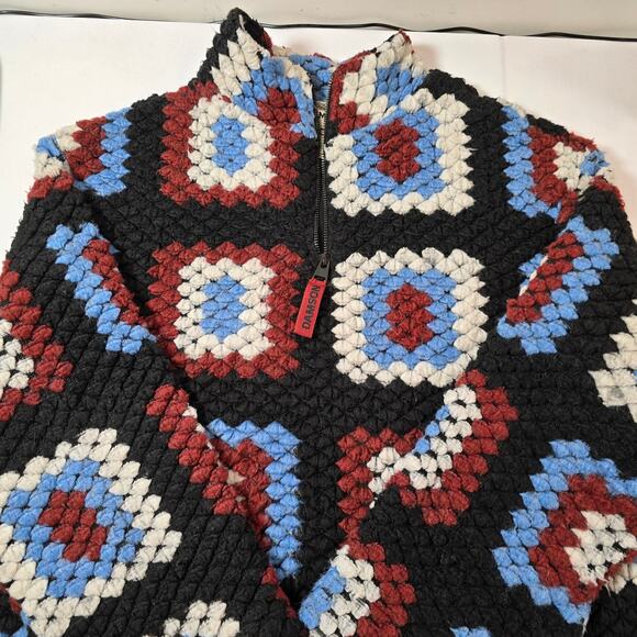 Damson Madder for Anthropologie Crochet Half Zip Pullover. Retails $160 - Picture 5 of 14